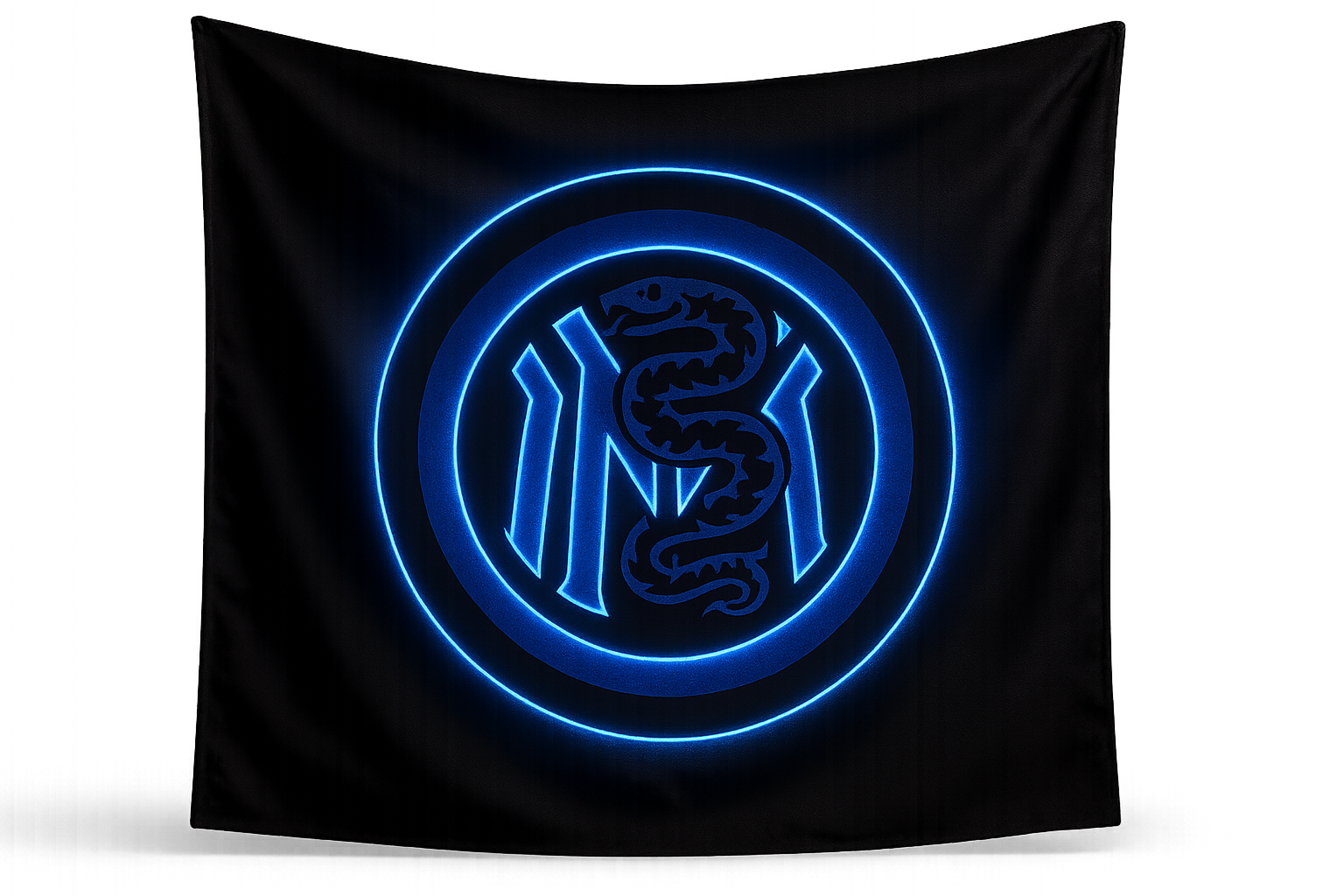 Inter Milan Glowing Flag - LED Illuminated