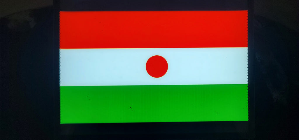 Iran Glowing Flag - LED Illuminated