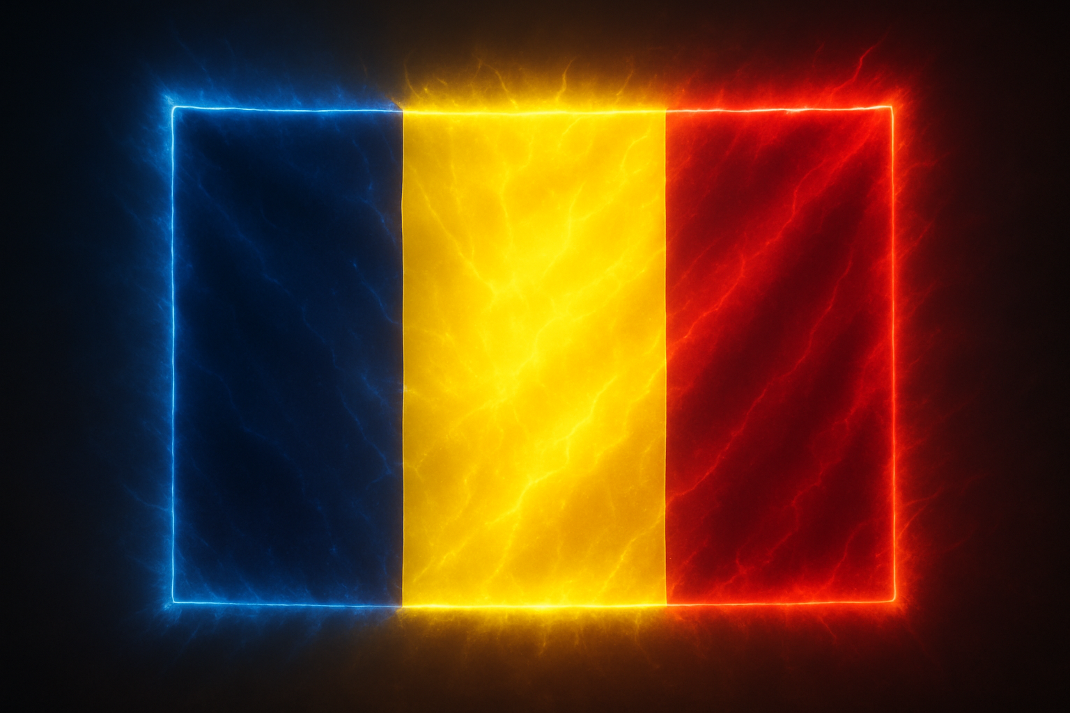 Glowing Chad Flag