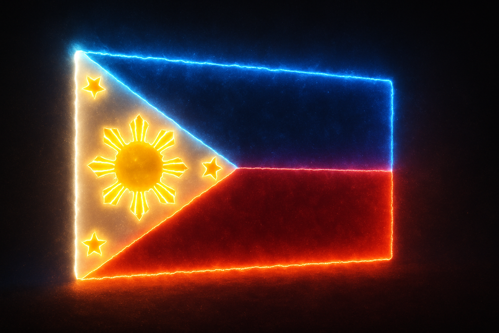 Glowing Philippine Flag
