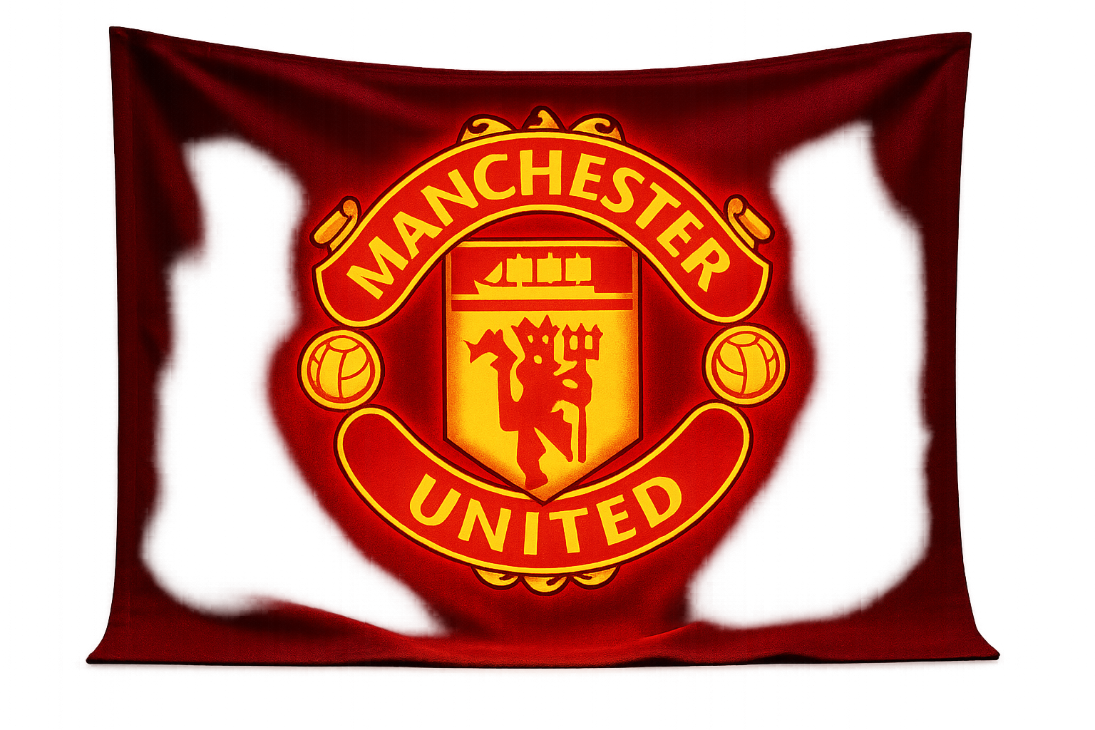 Manchester United Glowing Flag - LED Illuminated