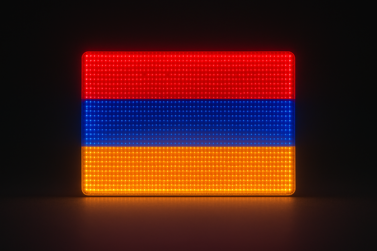Armenia Glowing Flag - LED Illuminated