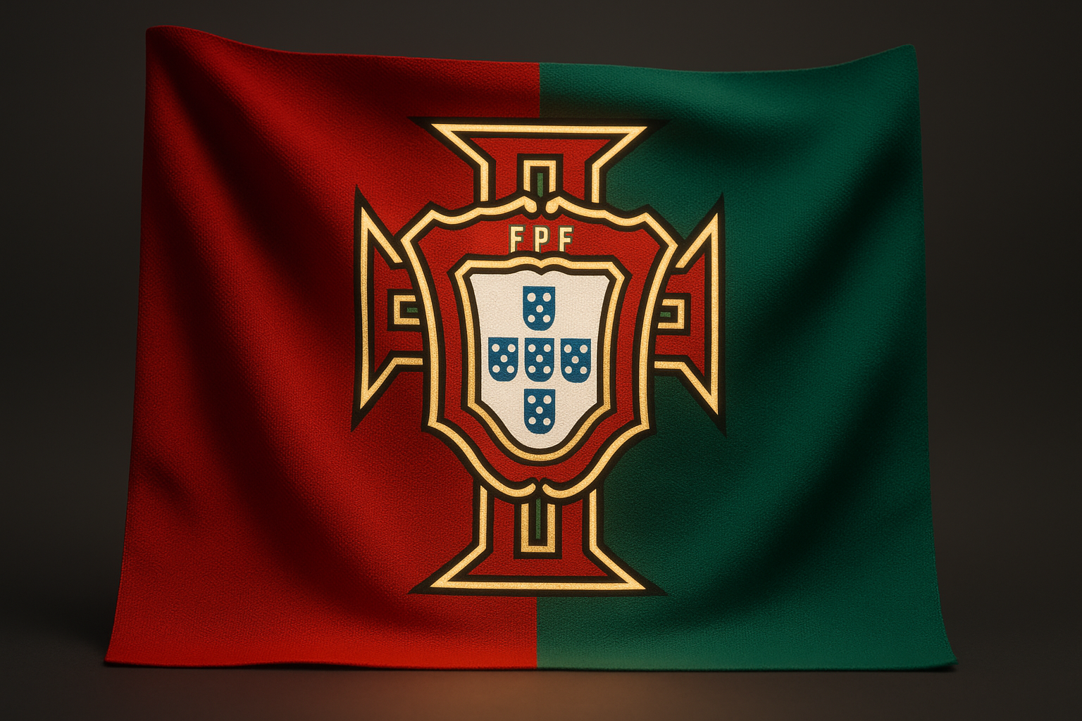 Portugal FPF Glowing Flag - LED Illuminated