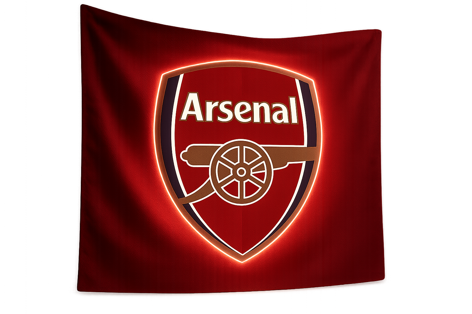 Arsenal FC Glowing Flag - LED Illuminated